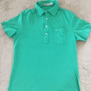 Criquet Mens Polo Medium Green